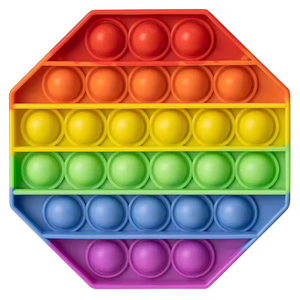 批发教育彩虹巨型方形泡沫硅胶波普感官推烦躁玩具 - Product Image 1