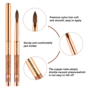 Pennello acrilico Kolinsky 100% di qualità Premium all'ingrosso dimensioni #10 #16 <span class=keywords><strong>per</strong></span> polvere <span class=keywords><strong>per</strong></span> Manicure - Product Image 3