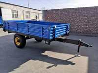 Remorque en décharge pour tracteur à 4 roues, 2-4 roues, 2 tonnes, 3 tonnes, 5ton