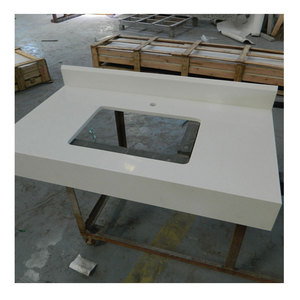 Prefabbricato in <span class=keywords><strong>marmo</strong></span> <span class=keywords><strong>di</strong></span> quarzo bianco granito piani <span class=keywords><strong>cucina</strong></span> piani <span class=keywords><strong>di</strong></span> vanità piani tavolo vendite calde Australia per alberghi realizzati in pietra controsoffitto - Product Image 4