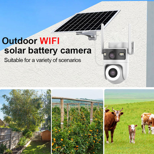 Wifi ống kính kép an ninh thông minh góc rộng PTZ liên lạc hai chiều PIR + ai phát hiện hình người IP66 <span class=keywords><strong>camera</strong></span> ngoài trời <span class=keywords><strong>Camera</strong></span> vòm năng lượng mặt trời - Product Image 4