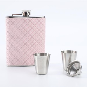 Gourde isotherme en acier inoxydable de 7 oz avec entonnoir, coffret cadeau en métal pour hommes et femmes, idéal pour les mariages et les fêtes - Product Image 3