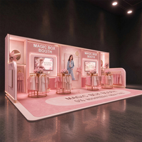 Stand d'exposition 3 MIN Magic Box, design personnalisé, taille modulable, stand en bois, stand modulaire haut de gamme, stand moderne pour salon professionnel