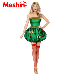 Disfraz de Elfo de M Meshin para TV y Cine, para Actuaciones en Fiestas de Navidad, Incluye Vestido de Personaje Echo con Pantalones y Top para Mujeres Adultas - Product Image 2