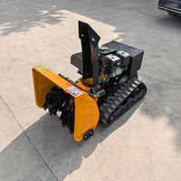 Souffleuse à neige robotisée intelligente de type chenillé, à essence, pour l'élimination de la neige sur les sites résidentiels et commerciaux