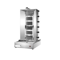 Professionnel chinois gaz bureau Shawarma Machine équipement de cuisine commerciale 5 brûleurs nouvelle condition Restaurants détail