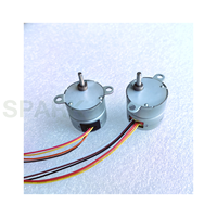 Moteur pas à pas micro à aimant permanent OEM PG25S-048-163/5 12V CC 2 phases, rapport de réduction 1/5, commande de mouvement pour actionnement de valve