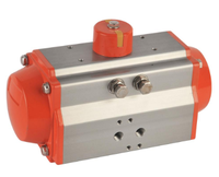 Gerade reisen ventil pneumatische antrieb pumpe, einstellbare pneumatische gas antrieb ball, pneumatische elektrische antrieb 220v 380v
