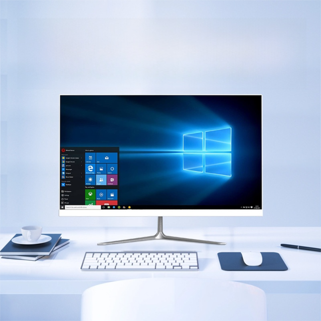 Design Barebone All in One Desktop Computer PC 19" AIO I5 I7 I9 Processor 4GB RAM 128GB SSD OEM Computer Desktop All-in-One PC
