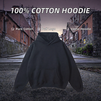 Sweat à capuche surdimensionné en coton épais 100 % avec imprimé, en tissu tricoté – Fabricant de sweats à capuche personnalisés