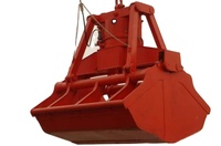 Grue à grappin hydraulique électrique télécommandée personnalisée avec grue à pont