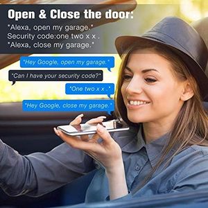 รีโมทเปิดประตูโรงรถอัจฉริยะ <span class=keywords><strong>AGSHOME</strong></span> แบบ Wi-Fi พร้อมควบคุมผ่านแอป รองรับ Alexa และ Google Assistant ไม่ต้องใช้ฮับ ควบคุมผ่านสมาร์ทโฟน - Product Image 4