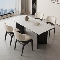Chaise de salle à manger moderne en bois de frêne, chaise rembourrée en cuir, chaise nordique en bois massif pour restaurant, café, hôtel, mobilier de salle à manger