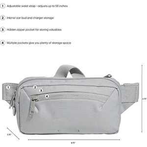 Échantillon gratuit Sac étanche en PVC portable et durable pour la natation Pochette étanche sous-marine Sac de taille étanche pour téléphone portable - Product Image 6