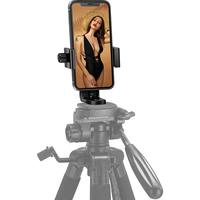 Supporto per Telefono con Rotazione a 360 Gradi, Treppiede Portatile per Foto e Video, Asta Selfie, Stabilizzatore Gimbal, Adattatore per Montaggio