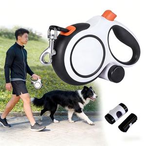 Guinzaglio Retrattile per Cani di Nuova Concezione Personalizzato - Guinzaglio per Animali di Taglia Grande con Luce LED Lampeggiante per Addestramento e Jogging all'Aperto - Product Image 6