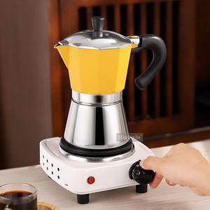 HIGHWIN-Pot Moka en alliage d'aluminium-top Stovetop Espresso Maker Multicapacity Stainless Steel <span class=keywords><strong>Induction</strong></span> Italian Moka Pot - Product Image 4