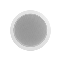 Haut-parleur de plafond ABS 5,25 pouces 8W pleine gamme avec grille métallique pour musique d'ambiance résidentielle