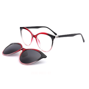 <span class=keywords><strong>Lunettes</strong></span> <span class=keywords><strong>de</strong></span> <span class=keywords><strong>soleil</strong></span> rondes à monture complète magnétiques pour femmes, avec verres polarisés et protection UV, tendance, en promotion - Product Image 3