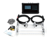 Medidor de Flujo Ultrasónico Portátil Digital No Invasivo para Líquidos, con Abrazadera para Tuberías de Agua y Aceite, RS485, 4-20mA, IP68