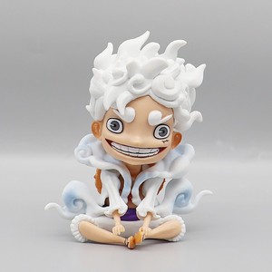 อะนิเมะรุ่น Q นั่ง Pose เกียร์ <span class=keywords><strong>Luffy</strong></span> ตัวอักษร <span class=keywords><strong>Luffy</strong></span> การกระทํารูป PVC รูปปั้นของเล่นสําหรับของขวัญ - Product Image 2
