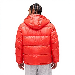 Veste matelassée pour homme, résistante, protection contre le froid extrême en hiver, isolée thermiquement, à capuche, pour le travail en extérieur, durable, chaude - Product Image 5