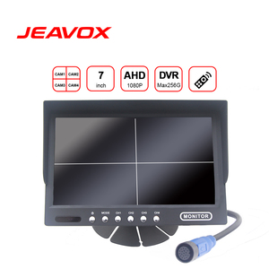 Màn Hình Quad Split 7 Inch Màn Hình Quan Sát Phía Sau Xe Hơi AHD 4 Kênh Video Đầu Vào Tín Hiệu AHD 1080P Nút Lớn Điều Khiển Từ Xa - Product Image 2