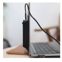 Étui compact et adhésif pour souris YY, poche de rangement arrière pour ordinateur portable Smith, porte-stylo, étui pour gadgets, pochette adhésive