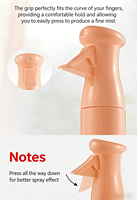 Vente flash - Flacon pulvérisateur à brume fine de grande capacité (200 ml - 500 ml) - Couleurs variées - Luxe - Brume continue pour les cheveux