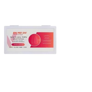552 pièces de faux ongles en gel souple transparents, forme stiletto, sans courbe en C, couvrance totale, naturels, pour manucure - Product Image 6