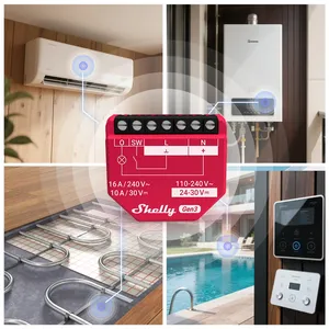 Interrupteur intelligent Wi-Fi 1PM Gen3 Matter pour compteur de puissance 16A, avec données <span class=keywords><strong>cloud</strong></span> gratuites et analyse d'optimisation énergétique pour la maison - Product Image 3