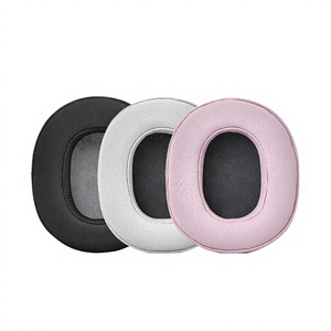 Coussinets d'oreille de remplacement pour Skullcandy Hesh 3/ANC/Evo Crusher sans fil, en tissu Yoga doux, respirant, en mousse à mémoire de forme - Product Image 1