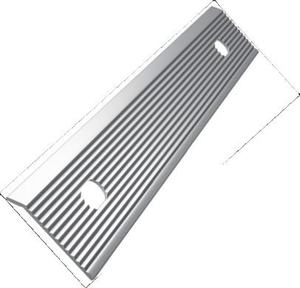 แถบปิดอะลูมิเนียมอัลลอยด์ 2 ม. - อุปกรณ์กันน้ำสำหรับระเบียง/หลังคา/ชายคา - Product Image 2