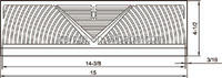 Vente en gros de grilles de diffuseur de plinthes décoratives Registre de climatisation Hvac de haute qualité
