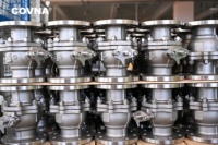 Vanne à boisseau sphérique électrique intelligente COVNA avec actionneur à flotteur rotatif pour le contrôle automatisé du débit d'eau et de fluides, garantie 90 jours