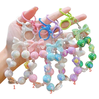 Porte-clés personnalisé avec brillant à lèvres, marque privée, huile à lèvres hydratante et brillante, brillant à lèvres avec pendentif mignon pour la vente en gros