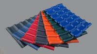Precio de fábrica Azulejo de techo de terracota sintético Hoja Plástico Telha Pvc Azulejos de resina colonial