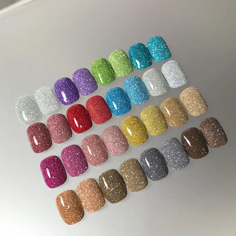 Fast Drying Glitters Colors 3 in 1 CUSTOM OEM LOGO Private Label Wholesale Nail Gel Polish