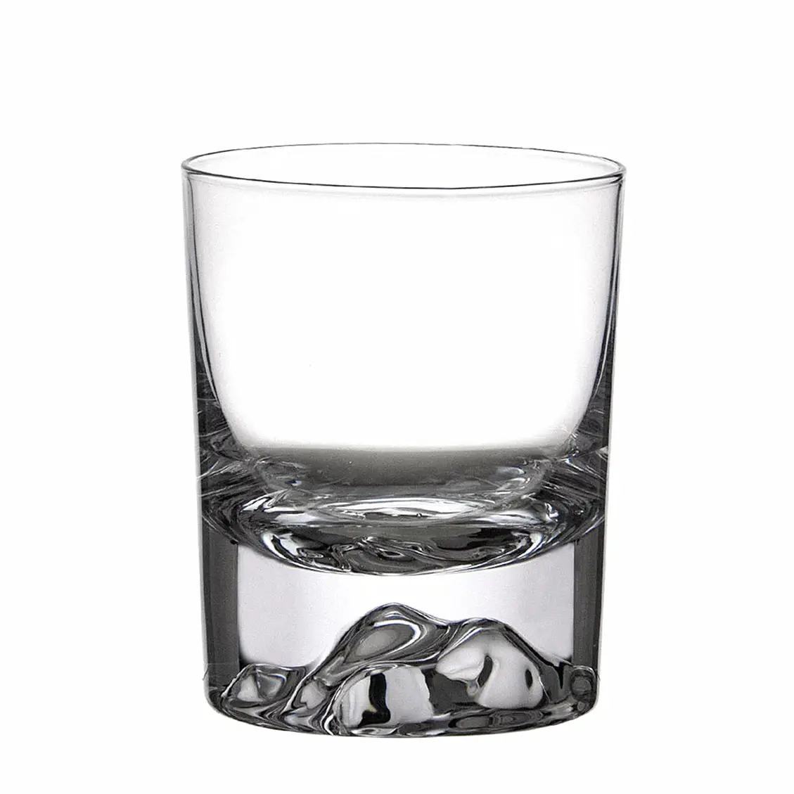 9 ounce Luxury Heavy Base Handmade Glass Cup Clear Crystal Whisky Glass for Home Bar Party Mountain Wine Glass