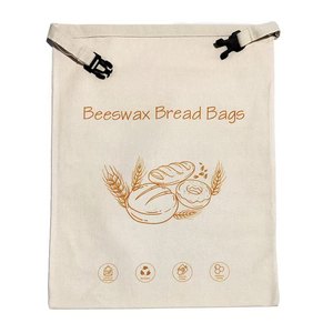 Nueva Bolsa Reutilizable de Lino y Cera de Abeja de Alta Calidad <span class=keywords><strong>para</strong></span> Almacenamiento de <span class=keywords><strong>Pan</strong></span>, Hecha a Mano con Lienzo de Algodón Puro - Product Image 5