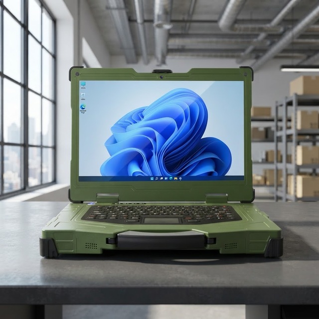 Premium ODM OEM 15.6 Inch Rugged Notebook Aluminum Chassis 4G 5G I7 I9 Win PC for Field Business Operations