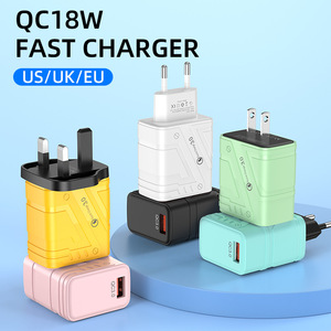 Mecha Style QC3.0 Cargador USB de alta potencia <span class=keywords><strong>Cabezal</strong></span> de <span class=keywords><strong>carga</strong></span> rápida de un solo puerto 18W para cargador de <span class=keywords><strong>Apple</strong></span> <span class=keywords><strong>Carga</strong></span> rápida - Product Image 5