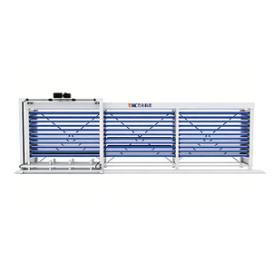 Almacén Automático de Platos <span class=keywords><strong>WANKA</strong></span> WK-S6015-105, Estantería de Acero para Paletas de 8 Niveles, Plegable, con Sistema de Control PLC - Product Image 1