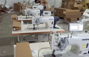 Nouvelle machine à coudre à <span class=keywords><strong>double</strong></span> aiguille informatisée Brother T-8752D, machine à point noué à <span class=keywords><strong>double</strong></span> aiguille 8752 avec grand crochet - Product Image 5