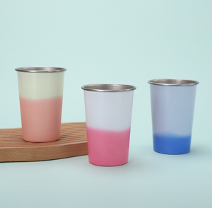 Tumblers cambio colore Logo personalizzato Eco-Friendly acqua fredda bicchieri di <span class=keywords><strong>birra</strong></span> per il campeggio tazze di alluminio durevole - Product Image 4