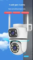 OEM/ODM Smart Small Tuya Smart Caméra de sécurité domestique sans fil Hd Cctv double objectif Ptz Speed Dome Outdoor Wifi Ip Camera