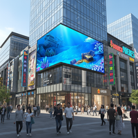Écran d'affichage vidéo LED extérieur imperméable au design innovant, format 3D, lisible en plein soleil, luminosité personnalisable