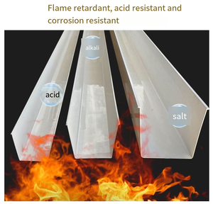 Direct Sale PVC Plastic <strong>Large</strong> Rainwater <strong>Trough</strong> From Manufacturer Sink <strong>Planting</strong> Eaves Gutter with PC Sheet Cover Drainage <strong>Trough</strong> - Product Image 5