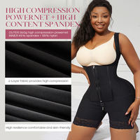Faja colombiana de compresión postquirúrgica de cuerpo completo, moldeadora de abdomen y levanta glúteos, talla grande