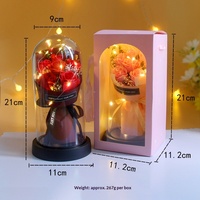 Vente en gros de fleurs artificielles de haute qualité, roses créatives pour la remise des diplômes, Noël, la Saint-Valentin, la Journée de la femme, la Journée des enseignants, cadeaux floraux